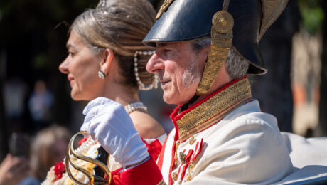 Historisches Nachstellung in Follos